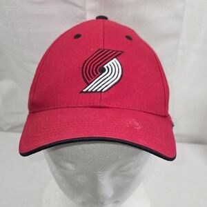 PORTLAND TRAILBLAZERS Kids Hat Red Adjustable Cap One Size Fan Favorite NBA